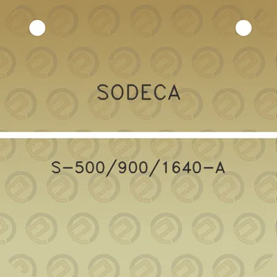 sodeca-s-5009001640-a