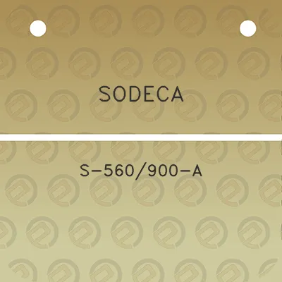 sodeca-s-560900-a