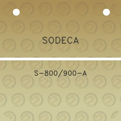 sodeca-s-800900-a