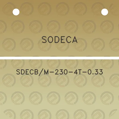 sodeca-sdecbm-230-4t-033