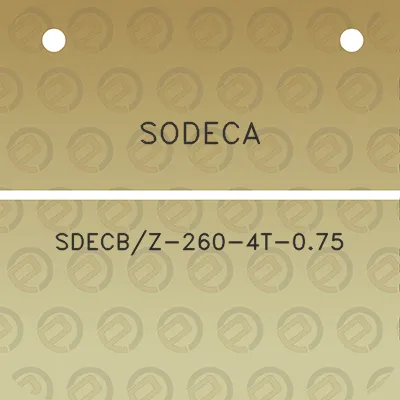 sodeca-sdecbz-260-4t-075