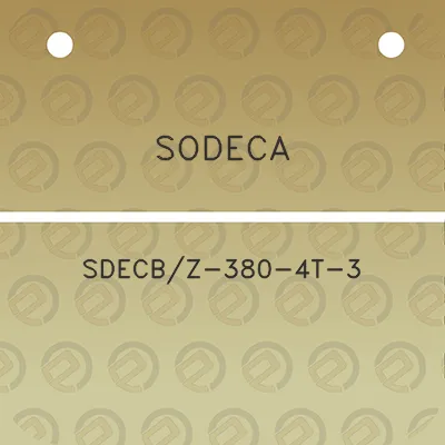 sodeca-sdecbz-380-4t-3