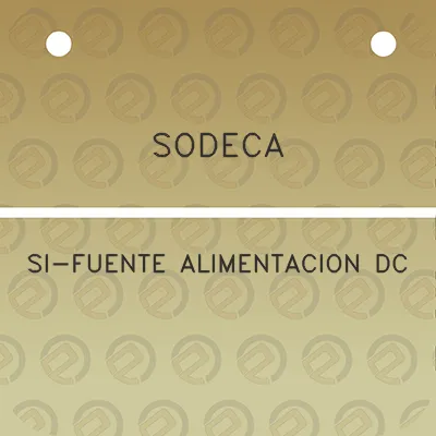 sodeca-si-fuente-alimentacion-dc