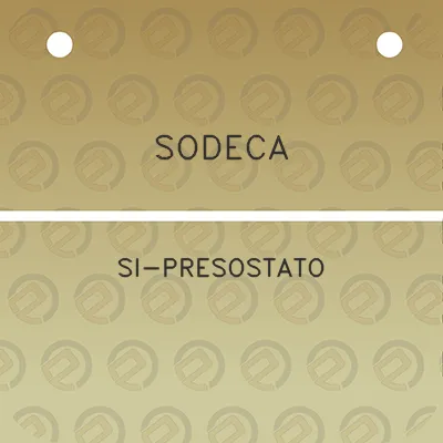 sodeca-si-presostato