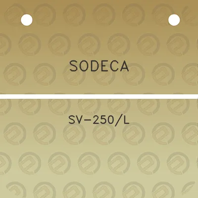 sodeca-sv-250l