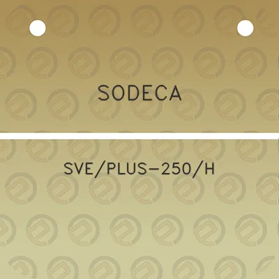 sodeca-sveplus-250h