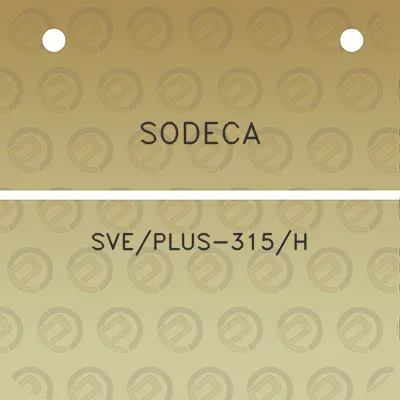 sodeca-sveplus-315h