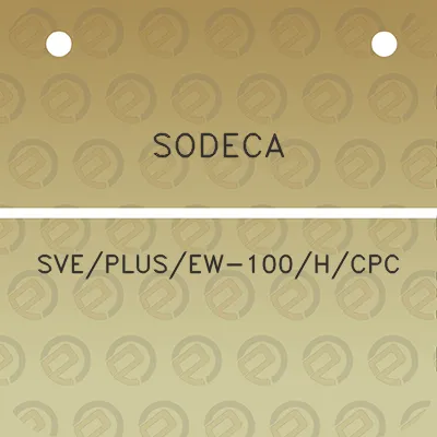 sodeca-sveplusew-100hcpc