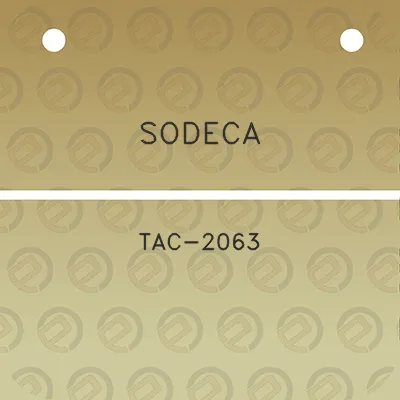 sodeca-tac-2063