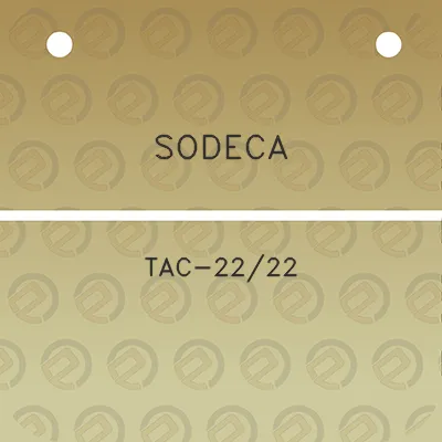 sodeca-tac-2222