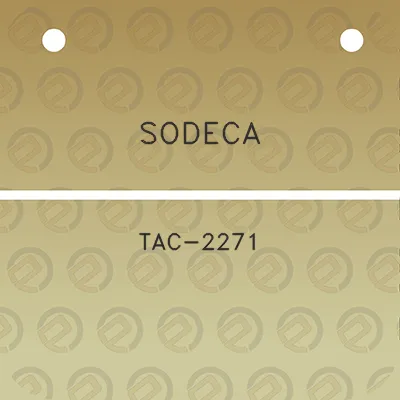 sodeca-tac-2271