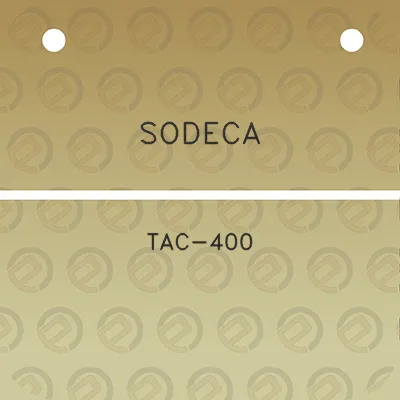 sodeca-tac-400