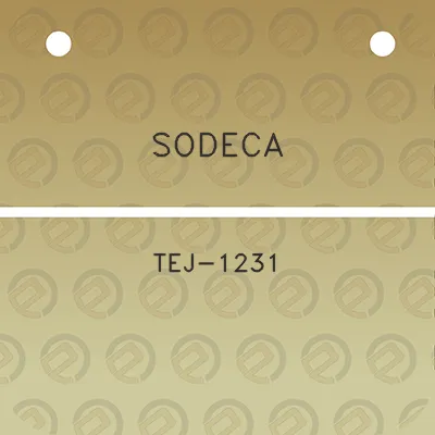 sodeca-tej-1231