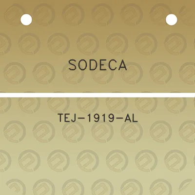 sodeca-tej-1919-al