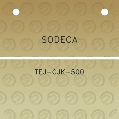 sodeca-tej-cjk-500