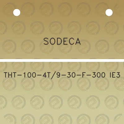 sodeca-tht-100-4t9-30-f-300-ie3