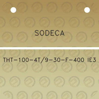 sodeca-tht-100-4t9-30-f-400-ie3