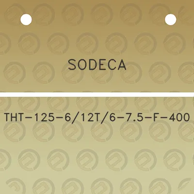 sodeca-tht-125-612t6-75-f-400