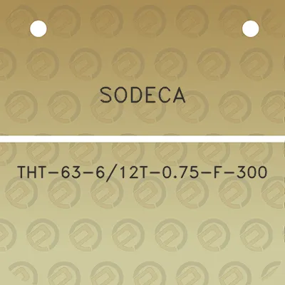 sodeca-tht-63-612t-075-f-300