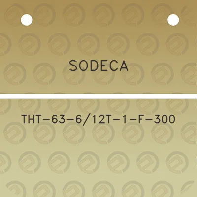 sodeca-tht-63-612t-1-f-300