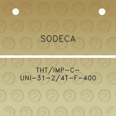 sodeca-thtimp-c-uni-31-24t-f-400