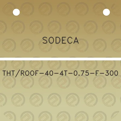 sodeca-thtroof-40-4t-075-f-300