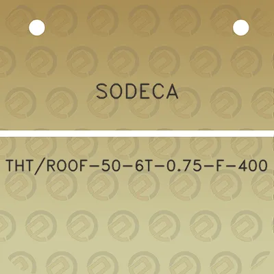 sodeca-thtroof-50-6t-075-f-400