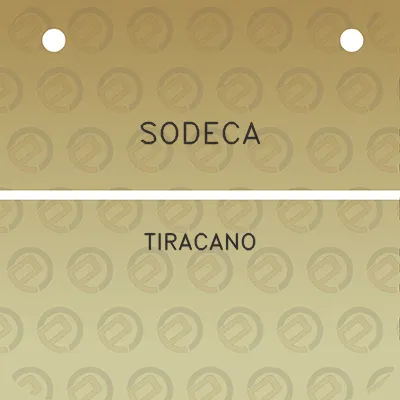 sodeca-tiracano