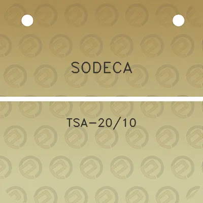 sodeca-tsa-2010