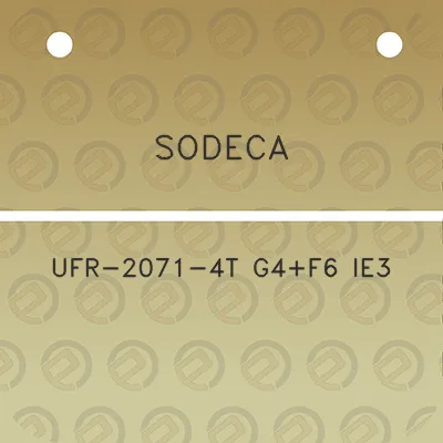 sodeca-ufr-2071-4t-g4f6-ie3