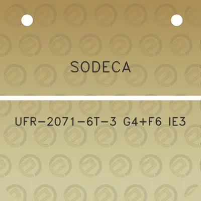 sodeca-ufr-2071-6t-3-g4f6-ie3