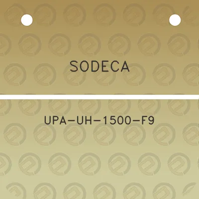 sodeca-upa-uh-1500-f9