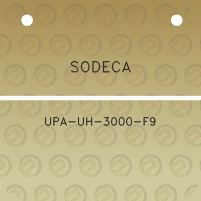 sodeca-upa-uh-3000-f9