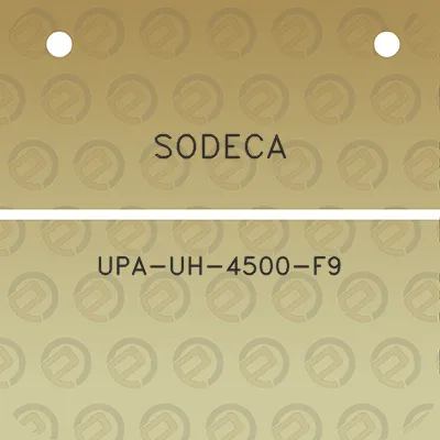 sodeca-upa-uh-4500-f9