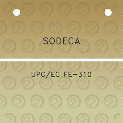 sodeca-upcec-fe-310