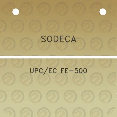 sodeca-upcec-fe-500