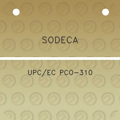 sodeca-upcec-pco-310