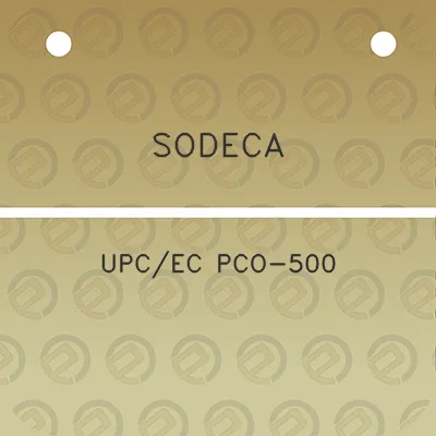 sodeca-upcec-pco-500