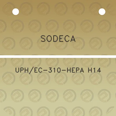 sodeca-uphec-310-hepa-h14