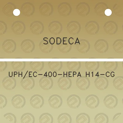 sodeca-uphec-400-hepa-h14-cg