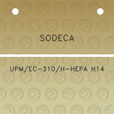 sodeca-upmec-310h-hepa-h14