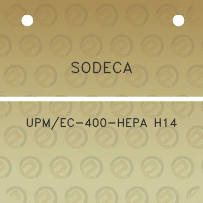 sodeca-upmec-400-hepa-h14