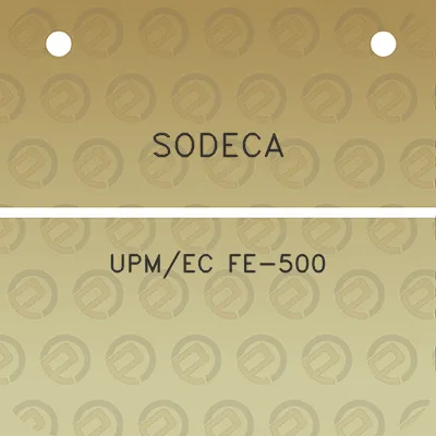 sodeca-upmec-fe-500