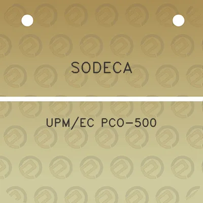 sodeca-upmec-pco-500