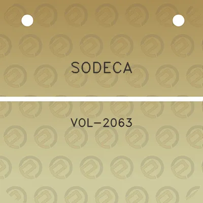 sodeca-vol-2063