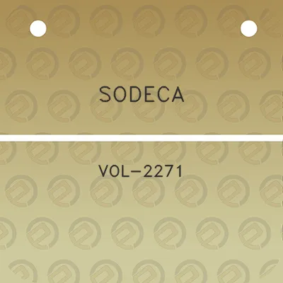 sodeca-vol-2271