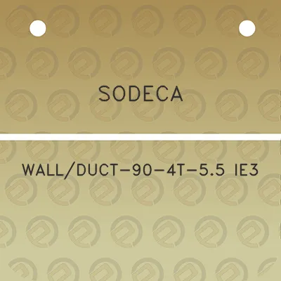 sodeca-wallduct-90-4t-55-ie3