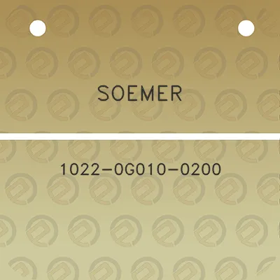 soemer-1022-0g010-0200