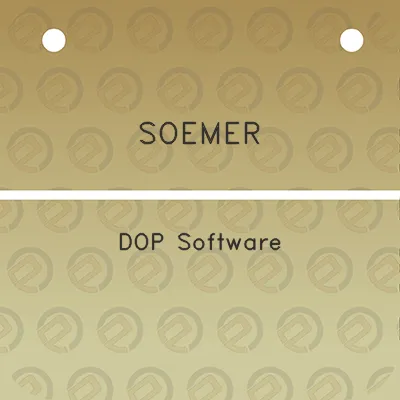 soemer-dop-software