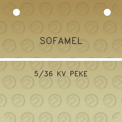 sofamel-536-kv-peke